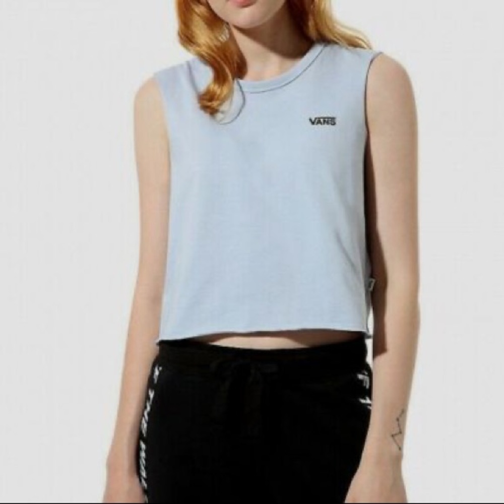 Blue vans muscle tee XL